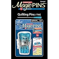 Taylor Seville Originals Comfort Grip Quilting Fine Magic Pins-Sewing and Quilting Supplies and Notions-Sewing Notions-50 Count