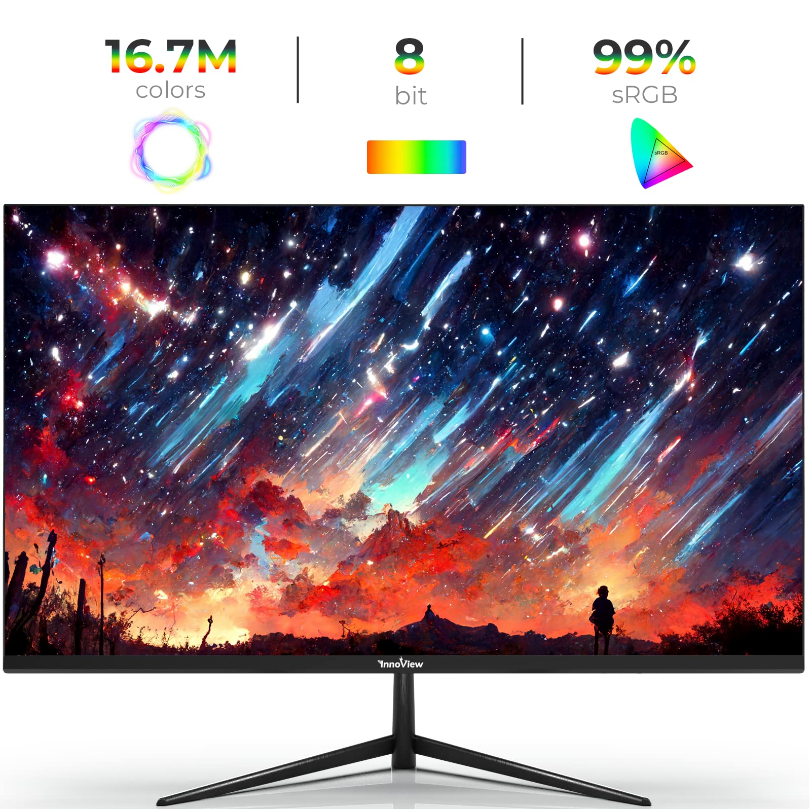 InnoView 27-inch FHD 100HZ 4000:1 Contrast Ratio Monitor – InnoView Monitor