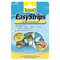 EasyStrips Complete Kit 25, 6 in1 Testing Strips and 25 Ammonia Testing Strips