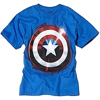 Marvel Boys' Captain America Shield Graphic T-Shirt