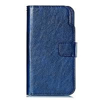 Wallet Cover for Samsung Galaxy S24ultra/S24plus/S24 9 Card Slot Premium Magnetic Flip PU Leather Case Shockproof Protective Cover (Blue,S24)