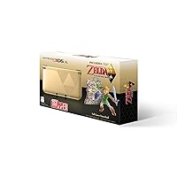 3DS XL Gold/Black - Limited Edition Bundle with The Legend of Zelda: A Link Between Worlds