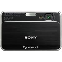 Sony Cybershot DSC-T2 8MP Digital Camera with 3x Optical Zoom (Black)