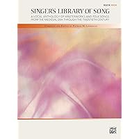 Singer's Library of Song: High Voice, Comb Bound Book (Singer's Library Series) Singer's Library of Song: High Voice, Comb Bound Book (Singer's Library Series) Plastic Comb
