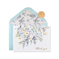 Papyrus Sympathy Thank You Cards with Envelopes, Leaves (12-Count)