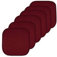 Sweet Home Collection Cushion Memory Foam Chair Pads Honeycomb Nonslip Back Seat Cover 16