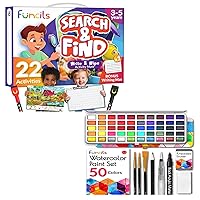 Search and Find Bundled with Watercolor Paint Set