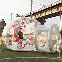 SAYOK 9.84FT Inflatable Bubble House Bubble Tent Sky Crystal Dome Transparent Igloo Dome for Birthday Party/Wedding/Shopping Malls/Parks/Events/Exhibition