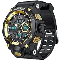 Mens Sports Watches Waterproof Analog Digital Sports Watch Electronic Tactical Army Watches for Men