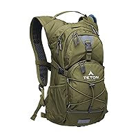 18L, 22L Oasis Hydration Backpacks– Hydration Backpack for Hiking, Running, Cycling, Biking, Hydration Bladder Included – Plus a Sewn-in Rain Cover
