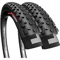 Fincci Foldable Bike Tire 26 x 1.95 Inch 50-559 for Road Mountain MTB Mud Dirt Offroad Bicycle