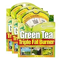 Green Tea Triple Fat Burner, 30 Liquid Soft-Gels (Pack of 3)