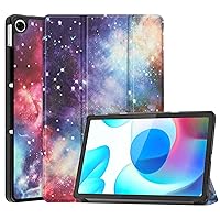 Case for Realme Pad 10.4 Inch, Lightweight Smart Cover Folio Stand Hard Shell Cover for Realme Pad 10.4 Inch, Galaxy