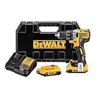 DEWALT 20V MAX Cordless Drill/Driver Kit, Brushless, 1/2-Inch (DCD791D2)