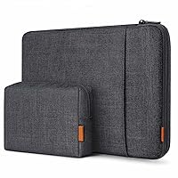 Inateck MacBook Pro 16 Inch Case, 360° Protective Laptop Bag for 16-inch MacBook Pro M3/M2/M1 Pro/Max 2023-2019, 15-inch MacBook Pro 2015/Surface Book 2/Laptop 3, Water-Resistant MacBook Bag, Black