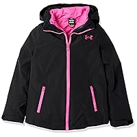 Under Armour Girls' Westward 3-in-1 Jacket, Removable Hood & Liner, Windproof & Water Repellant
