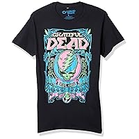 Liquid Blue Unisex-Adult Standard Grateful Dead SYF Blacklight T-Shirt