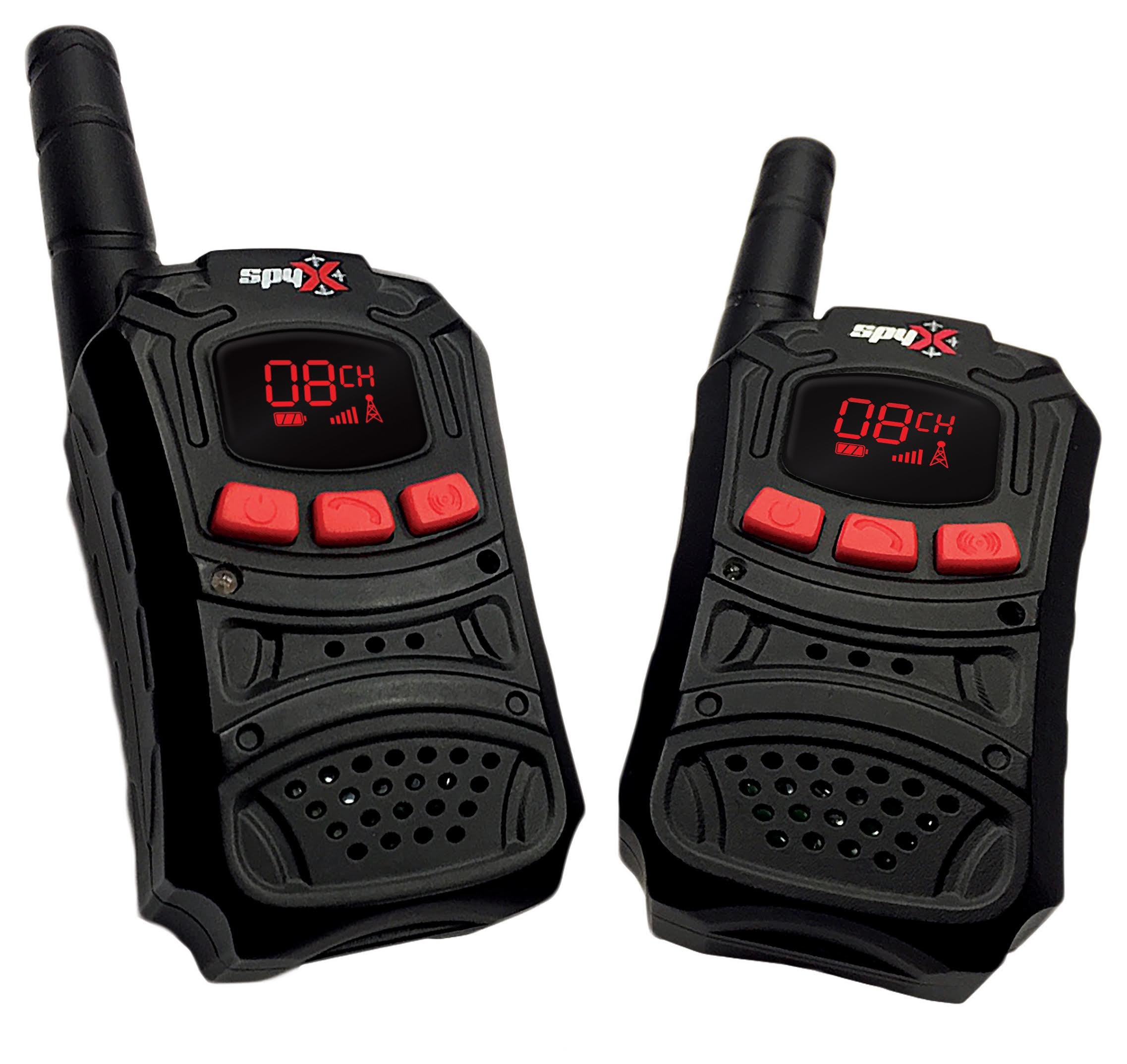 SpyX Walkie Talkies + Recon Watch - Double Agent Tool Set! 2 Pack of Walkie Talkies + an 8-in-1 Watch. Essential Items for Any Spy Gear Collection to Get The Job Done While Spying On The Enemy