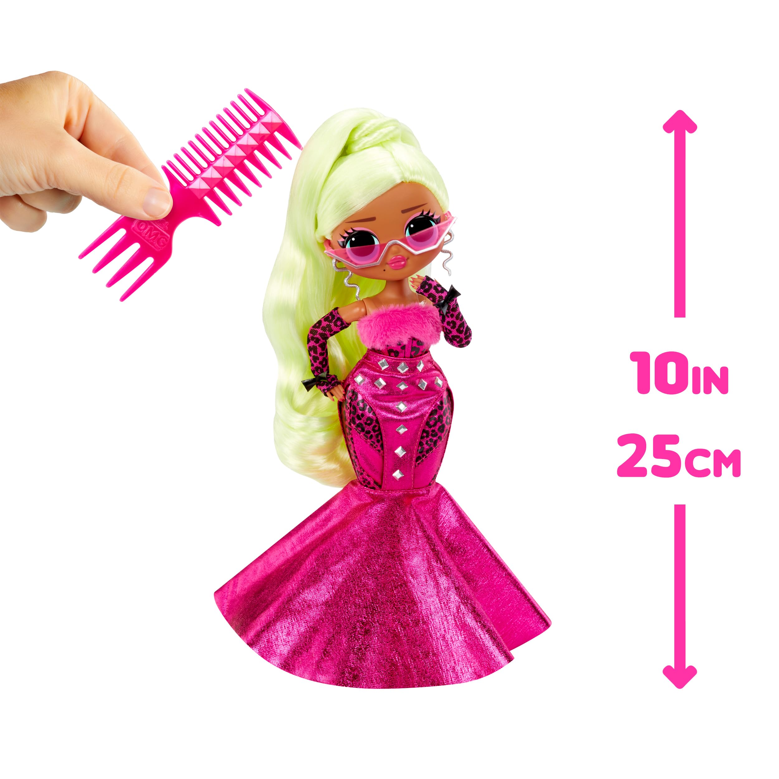 LOL Surprise OMG Lady Diva Fashion Doll with Multiple Surprises Including Transforming Fashions and Fabulous Accessories – Great Gift for Kids Ages 4+