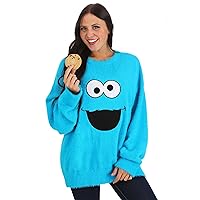 Sesame Street Characters Sweaters for Adults | Elmo Sweater, Cookie Monster Sweater, Bert & Ernie Sweaters