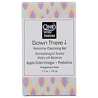 ONE WITH NATURE Fragrance Free Feminine Cleansing Bar, 3.5 OZ