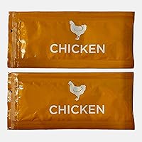 Savory Choice Reduced Sodium Chicken Broth Concentrate, 20 Stick Pack (9.6g Each) Bundle with Habanerofire Pan and Skillet Scraper