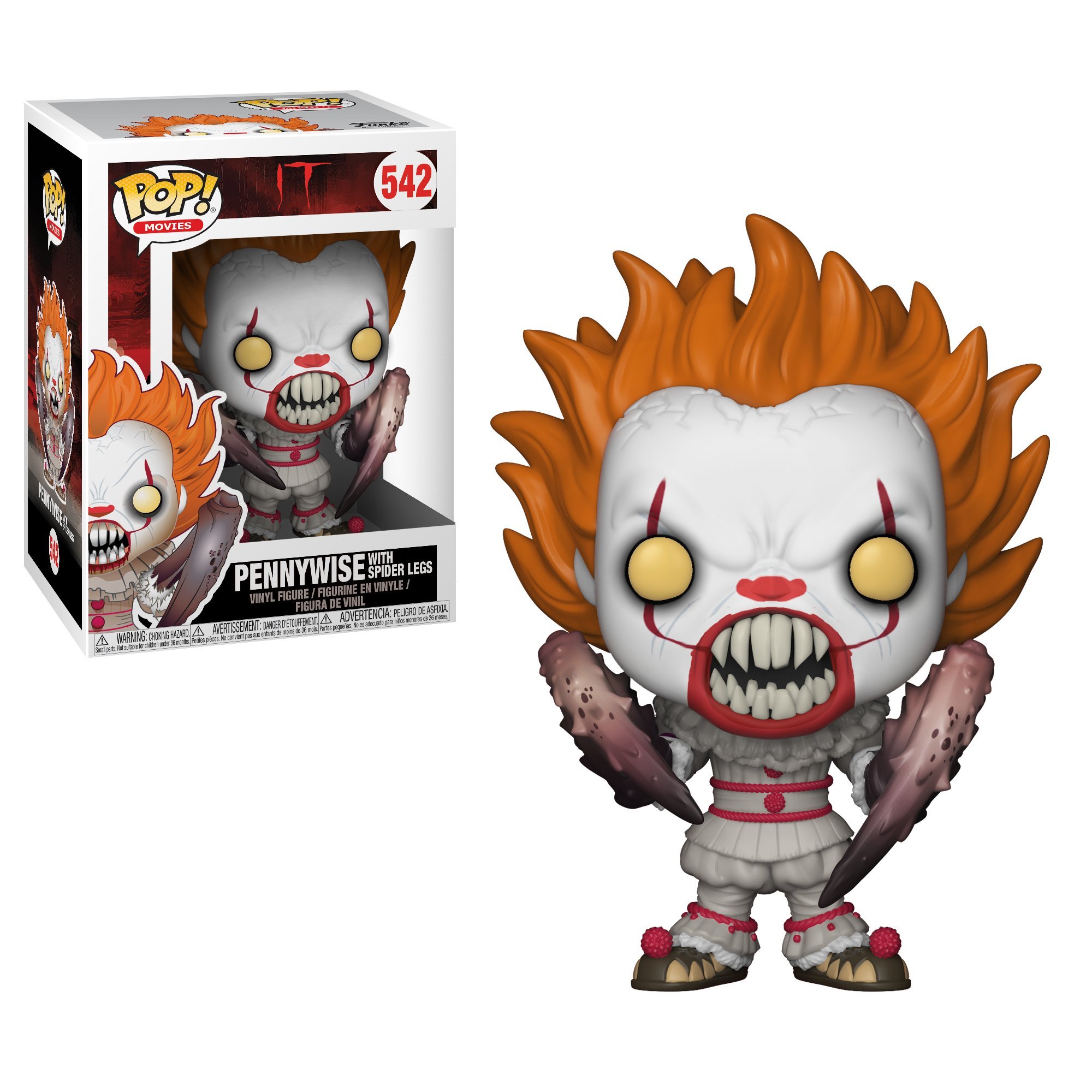 Funko Pop Movies: IT-Pennywise (Crab Legs) Collectible Figure, Multicolor