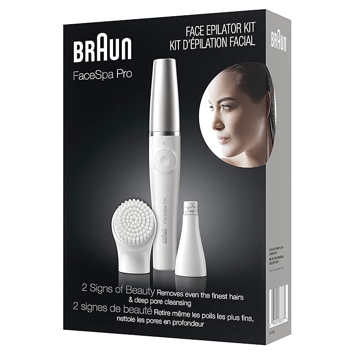 Mua Braun Face Epilator Facespa Pro 910, Facial Hair Removal for Women, 2  in 1 Epilating and Cleansing Brush trên Amazon Mỹ chính hãng 2023 | Fado