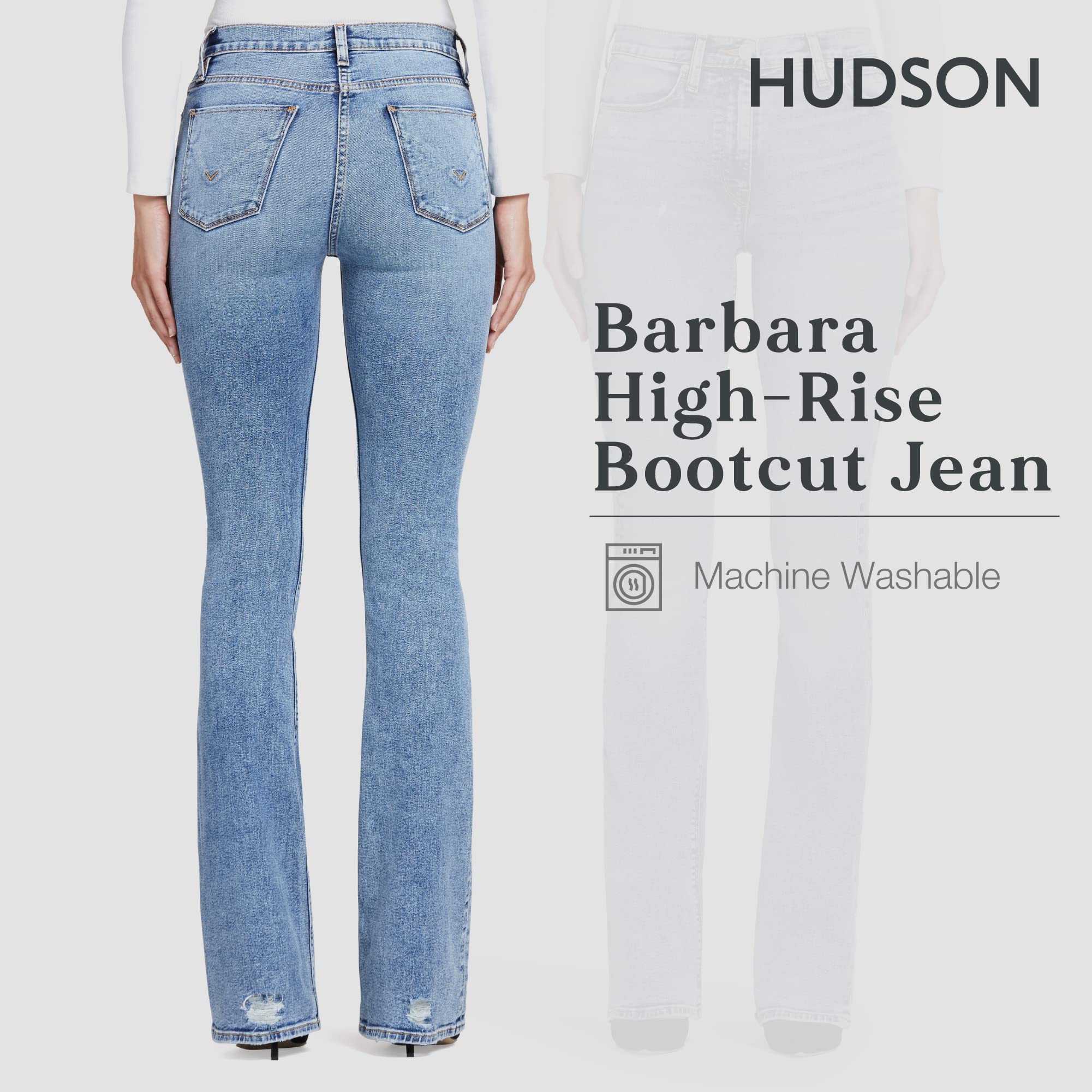 Hudson Jeans Women's The Barbara, Pure Shores, 26 Regular