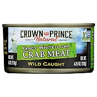Crown Prince, Fancy White Lump Crab Meat, 6 oz