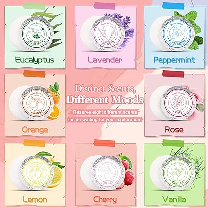 Shower Steamers Aromatherapy - Christmas Gifts for Women 8 Pack Pure Essential Oil Shower Bombs for Home Spa Bath Self Care, Essential Oil Stress Relief and Relaxation Bath Gifts for Her Grenn Pink