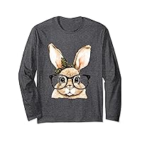 Cute Easter Bunny Rabbit Mom Easter, Funny Easter Women Long Sleeve T-Shirt