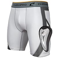 CHAMPRO Wind-up Compression Sliding Shorts with Cup