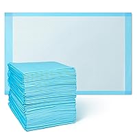 Medline Disposable Chucks Pads, 23 x 36 inches (Pack of 50), Ultra-Light Absorbency Pee Pads for Surface Protection, Disposable Diaper Changing Pads for Baby, Puppy Pads for Dog Potty Training