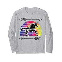 grandmacorn grandma unicorn Long Sleeve T-Shirt