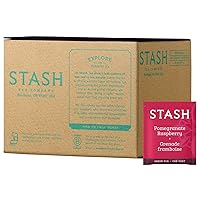 Stash Tea Pomegranate Raspberry Green Tea, Box of 100 Tea Bags