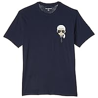 Men's Classic Karl Character Short Sleeve Crew Neck T-Shirt