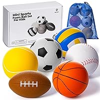 Set Of 6 Mini Sports Foam Balls for Kids Ball, Outdoor Toddler Toys, Toddler Ball Toys, Toddler Sports Toys, Outdoor Toys For Toddlers, Toddler Outdoor Play, Foam Football, Baby Ball, Toddler Boy Toy