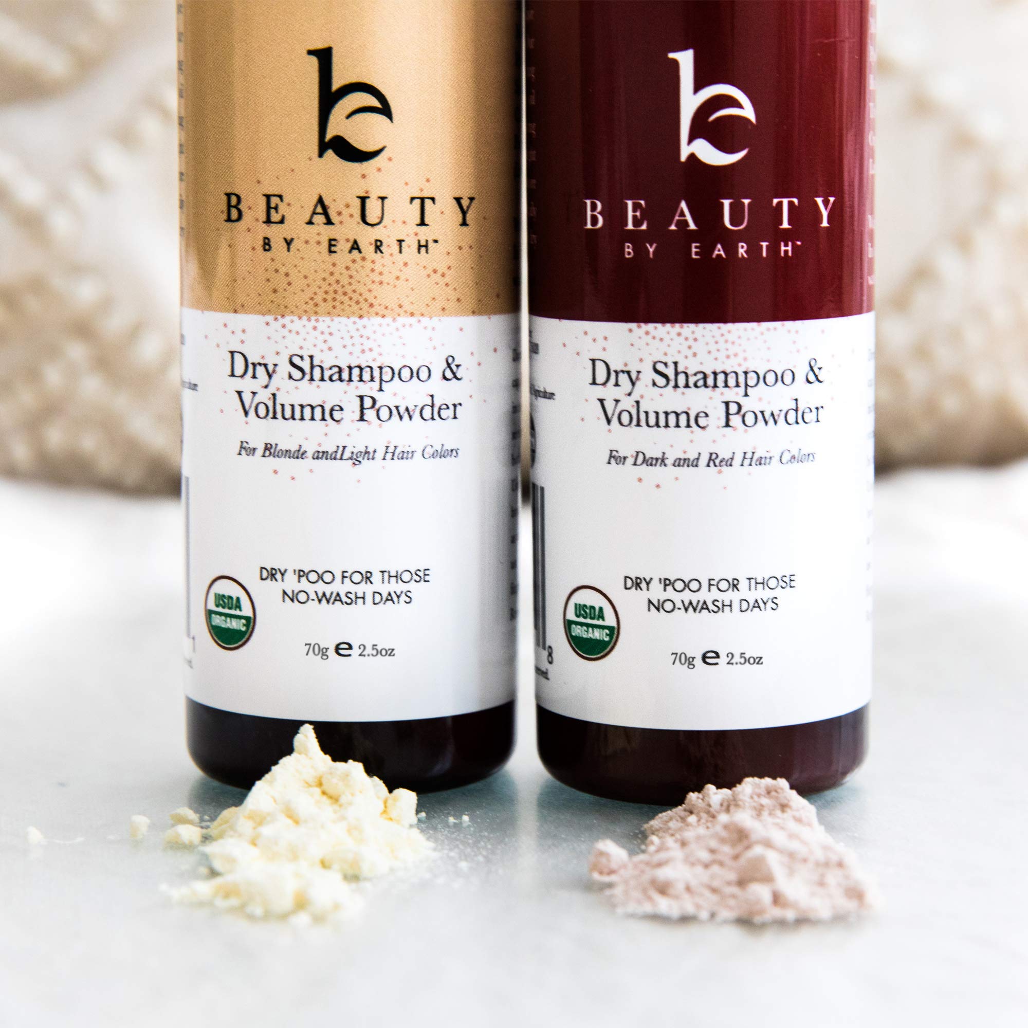 Organic Dry Shampoo Powder - Hair Volume, Volumizing Powder, Natural Dry Shampoo Volume Powder, Best Dry Shampoo, Perfect Hair Powder for Travel (Dark, 2.5 oz)