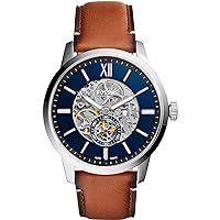 FOSSIL Townsman Men's Automatic Watch with Stainless Steel or Leather Strap