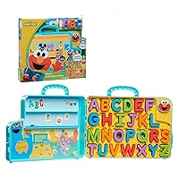 SESAME STREET Elmo’s Learning Letters Bus Activity Board, Preschool Learning and Education, Kids Toys for Ages 2 Up by Just Play