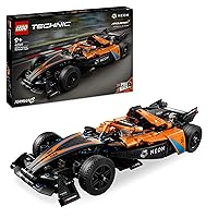 LEGO Technic 42169 NEOM McLaren Formula E Race Car, Racing Car Toy for Children of Ages 9+, for Boys and Girls, Model Vehicle Building Set, Decoration for Children's Room, Birthday Gift Idea
