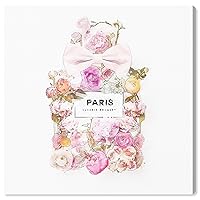 The Oliver Gal Artist Co. Fashion and Glam Wall Art Canvas Prints 'Pairs Bouquet' Perfumes