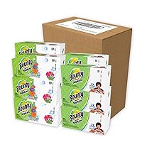 Bounty 34885CT Quilted Napkins, 1-Ply, 12 1/10 x 12, White, 200/Pack, 12 Packs per Carton