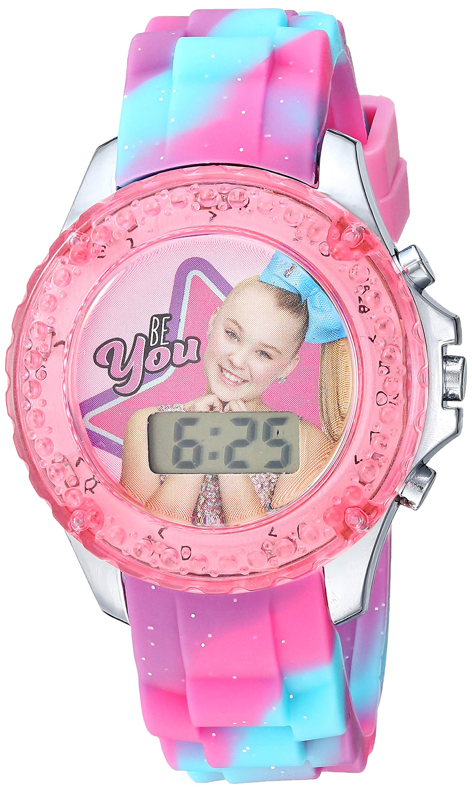 Accutime JoJo Siwa Kids' JOJ4006 Digital Display Quartz Pink Watch