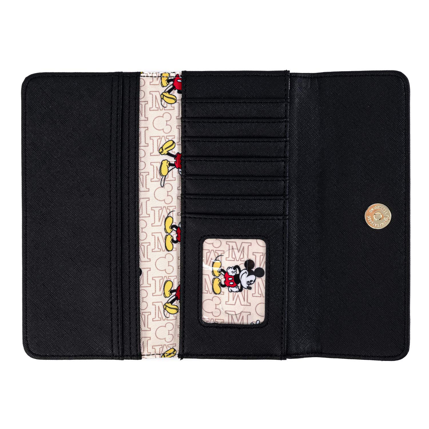 Loungefly Disney Mickey Mouse Hardware Faux Leather Wallet