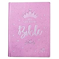 ESV Holy Bible, My Creative Bible For Girls, Faux Leather Hardcover w/Ribbon Marker, Illustrated Coloring, Journaling and Devotional Bible, English Standard Version, Pink