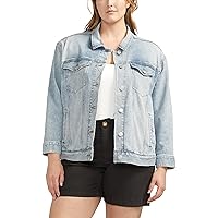 JAG Women's Plus Size Kiara Classic Denim Jacket