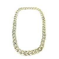 Smiffys Chunky Gold Necklace Costume Accessory