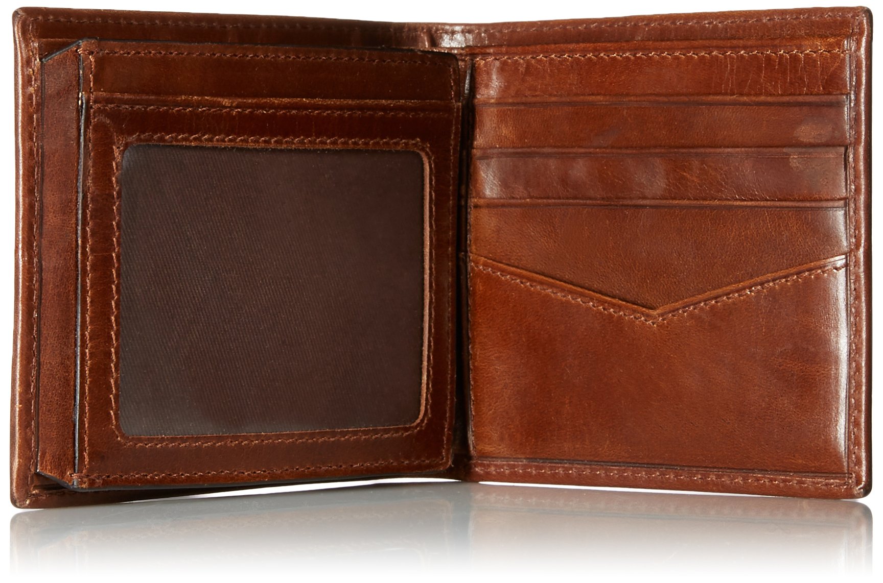 Fossil Men's Ryan RFID-Blocking Leather Bifold Wallet with Flip ID Window for Men